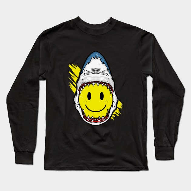 Smile Long Sleeve T-Shirt by jjsealion